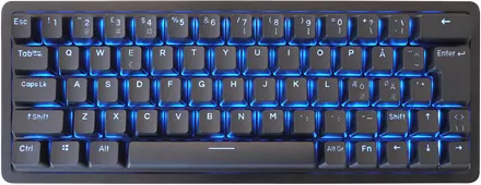 Mountain Everest 60 - 60% - Linear 45 Speed - Gaming-tastatur - Nordisk - Svart