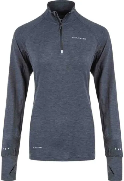 Endurance Canna V2 Melange Performance - Mellomlag - Dame - Svart - Str. 46