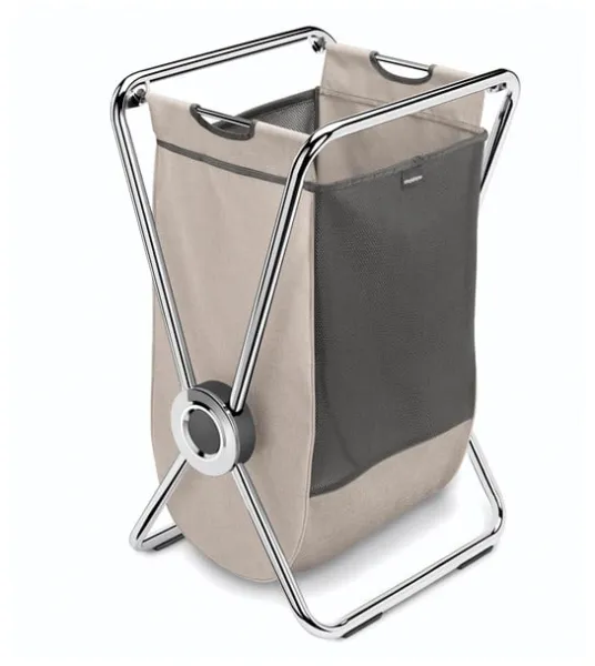 Simplehuman Enkel X-ramme Skittentøyskurv, Krom