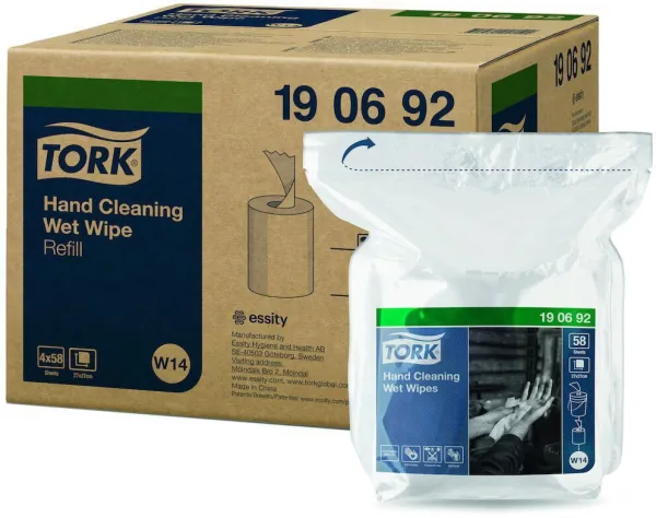 Tork Premium våtservietter refill hender pk/58 ark